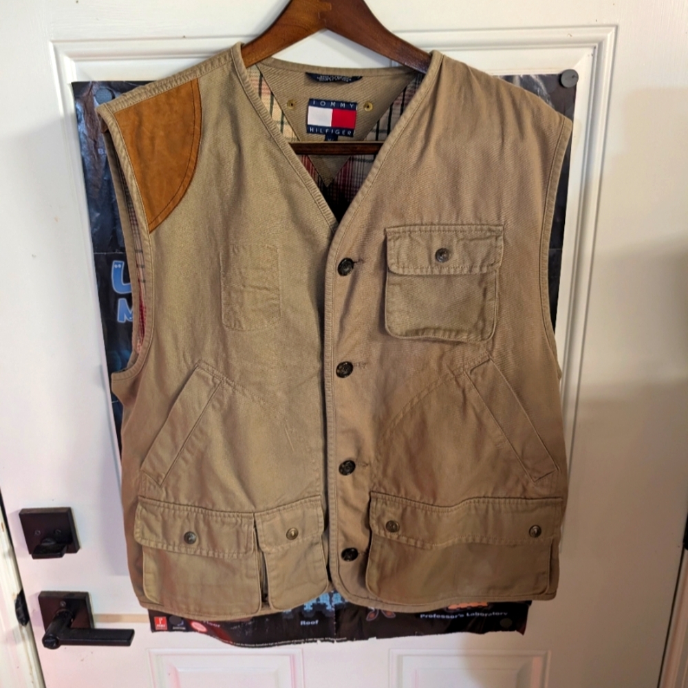 Vtg. Tommy Hilfiger Hunting Vest